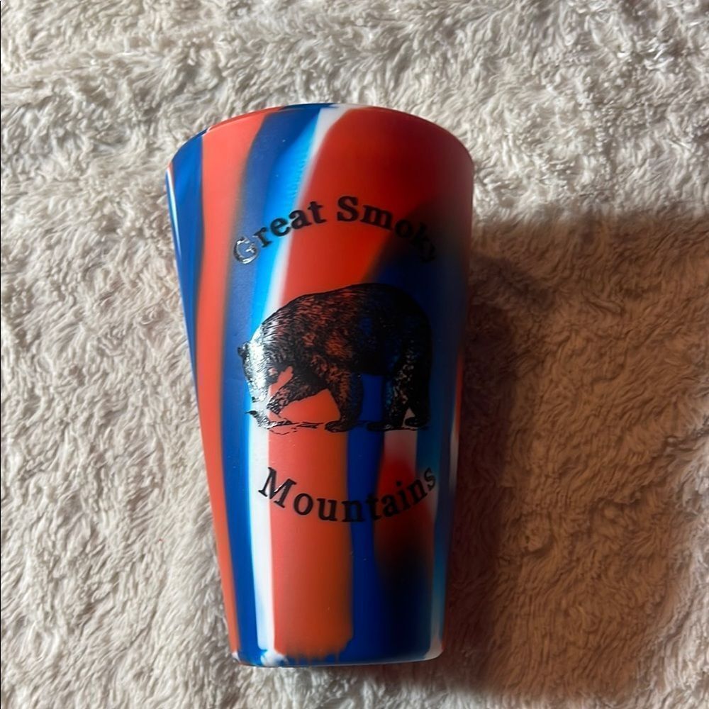 Great Smoky Mountains silipint drinking cup